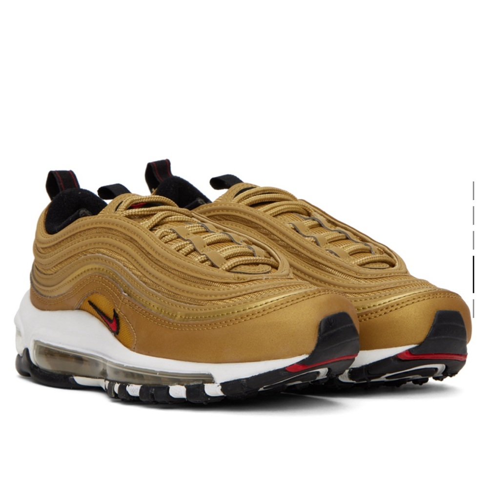 GOLD Air Max 97 Golden Bullet Sneakers